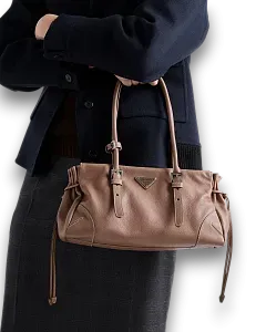 Prada Сумка Bonnie medium antiqued leather tote - фото 9