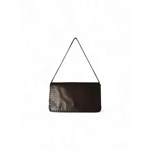 The Row Сумка Nuance Shoulder Dark Brown из кожи Dark Brown - фото 1