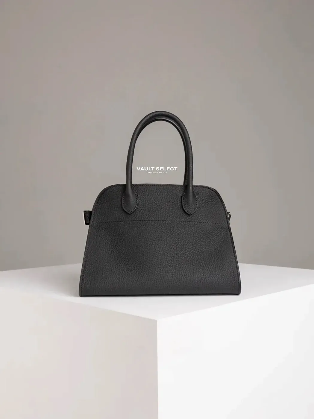 The Row Сумка Soft Margaux 10 из кожи Black - фото 9