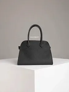 The Row Сумка Soft Margaux 10 из кожи Black - фото 9