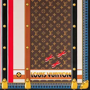 Louis Vuitton Платок-каре 45 Trunk In Love - фото 3