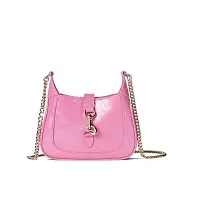 Gucci Мини-сумка Jackie Notte Pink Patent - фото 1