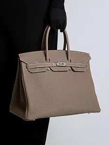 Hermès Сумка Birkin 35 Etoupe Togo Palladium Hardware - фото 2