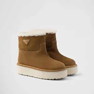 Prada Ботинки из замши - фото 1