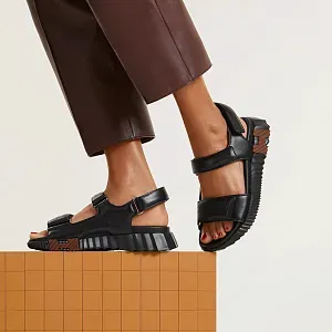 Hermès Сандалии Junior Sandal Blаck - фото 2