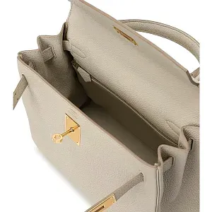 Hermès сумка Kelly 28 Beton Togo Ghw - фото 4