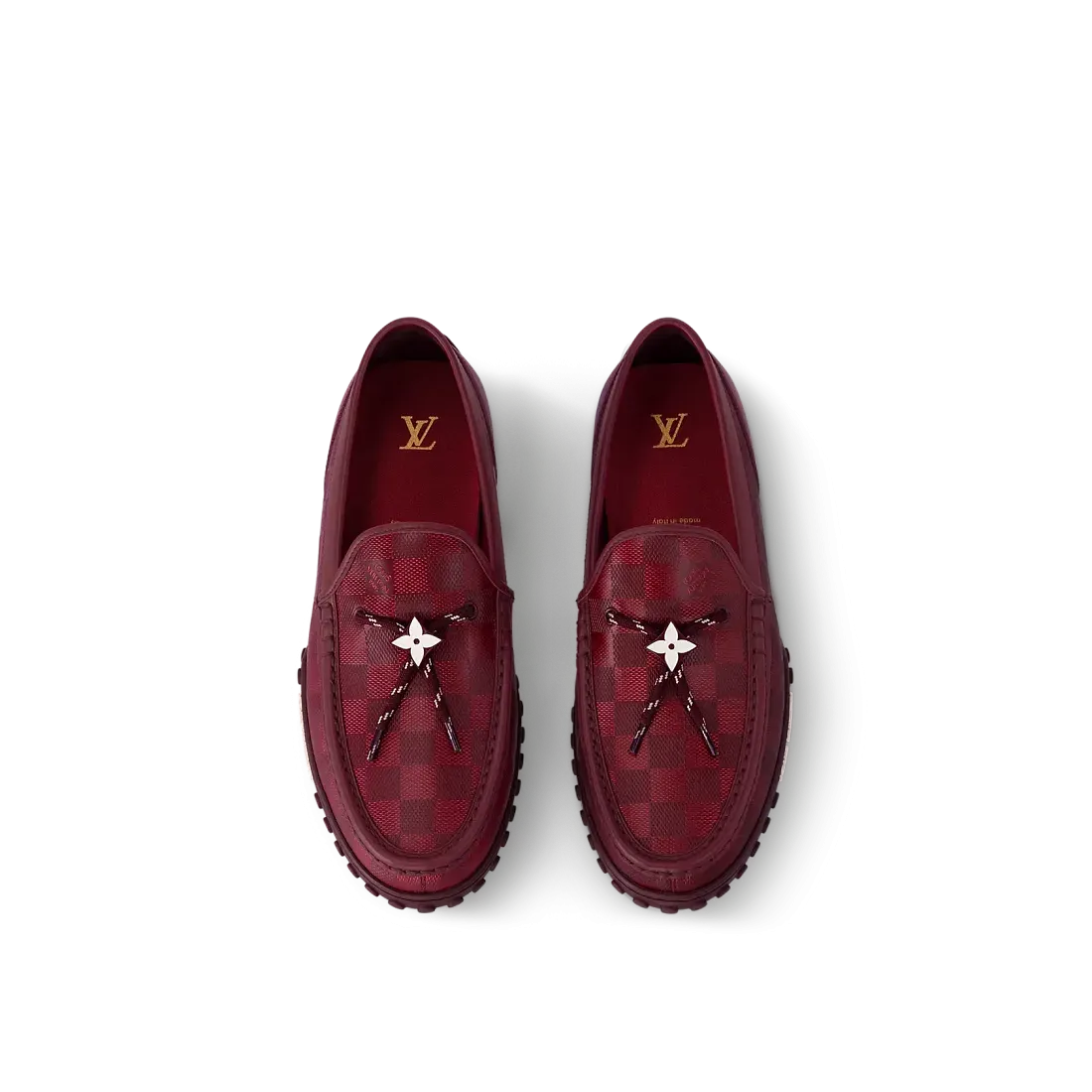 Louis Vuitton Мокасины LV Racer Burgundy - фото 2