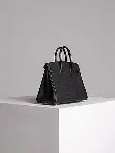 Hermès Сумка Birkin 25 Black Togo Gold Hardware - фото 6