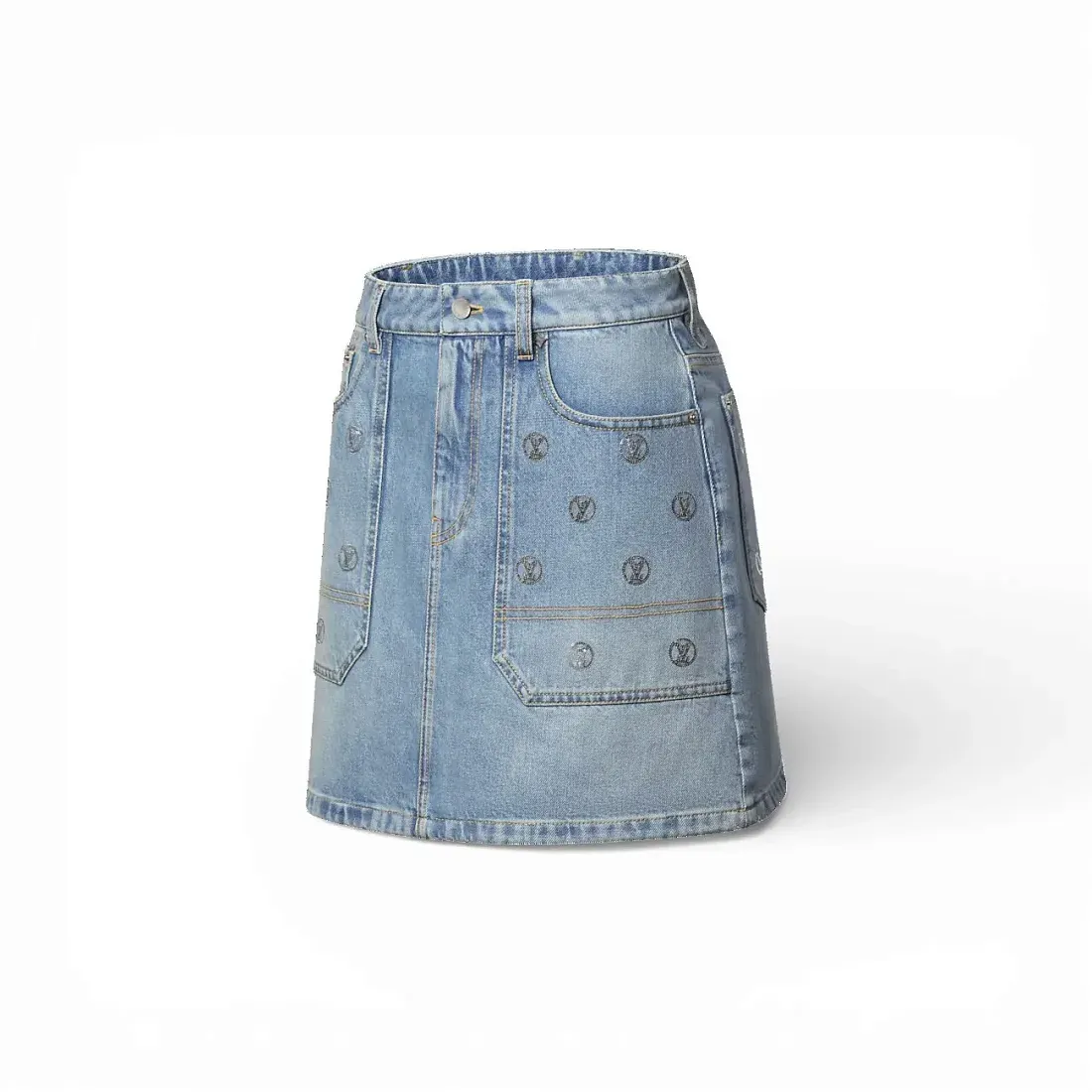 Louis Vuitton Мини-юбка из джинсовой ткани - фото 3