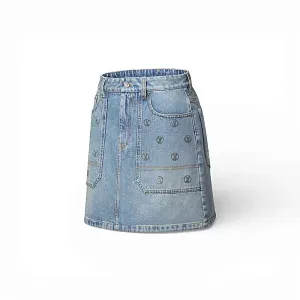 Louis Vuitton Мини-юбка из джинсовой ткани - фото 3
