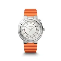 Hermès Часы Large 36 Cut Orange - фото 1