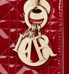 Dior Сумка Lady мини-формата Cherry Red - фото 7