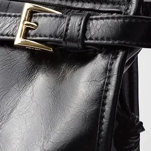 Prada Большая кожаная сумка Black - фото 6