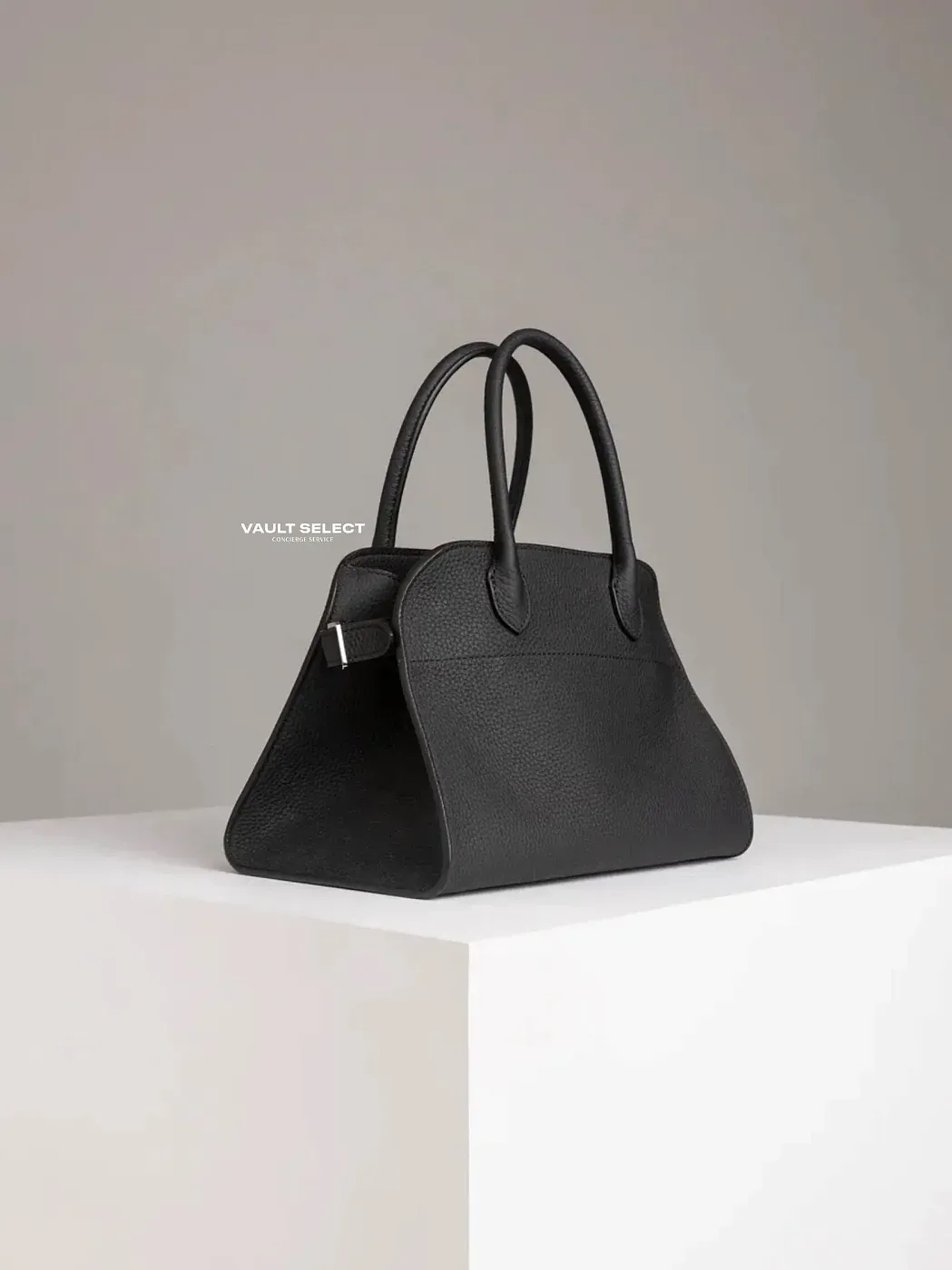 The Row Сумка Soft Margaux 10 из кожи Black - фото 8