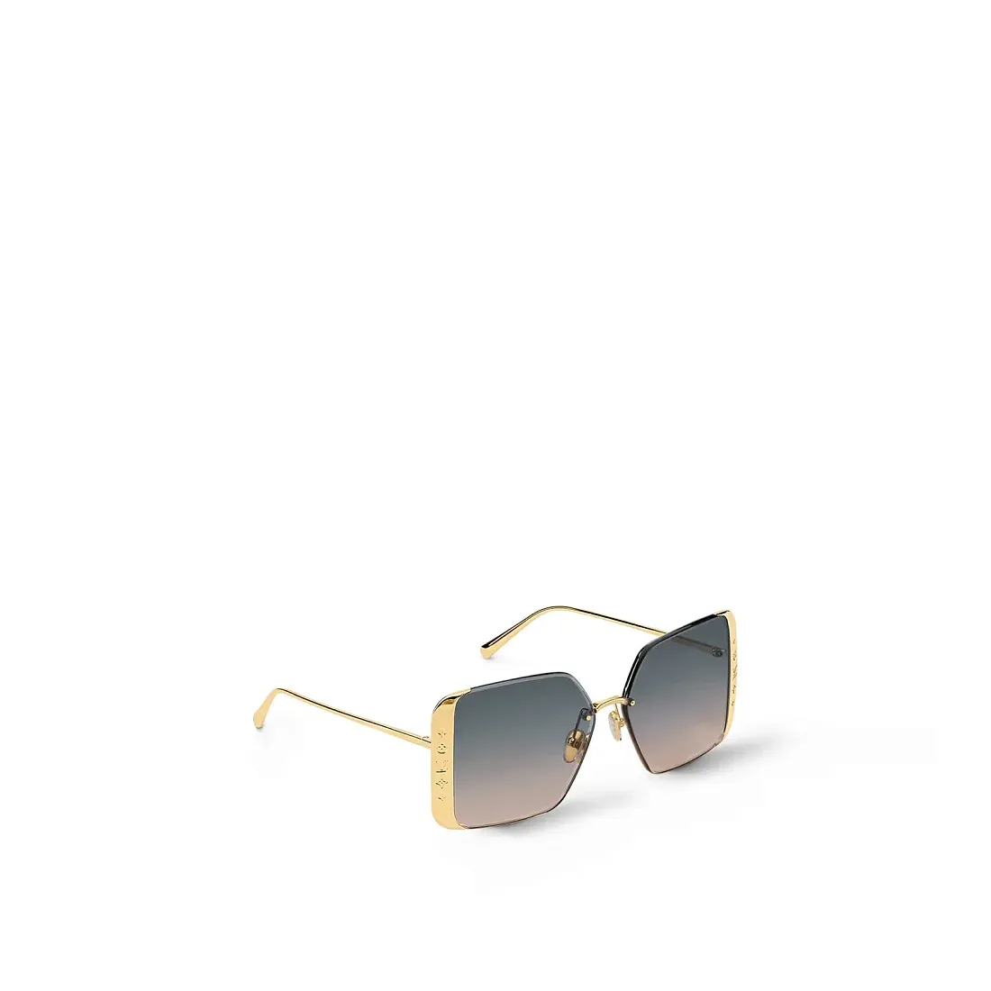 Louis Vuitton Солнцезащитные очки Moon Metal Square Gold - фото 3
