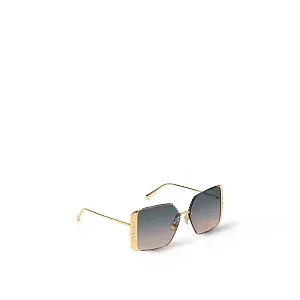 Louis Vuitton Солнцезащитные очки Moon Metal Square Gold - фото 3