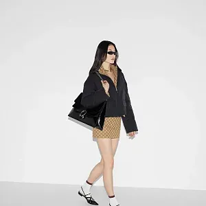 Gucci Cумка на плечо Dionysus Black Patent - фото 2