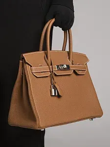 Hermès Cумка Birkin 30 Gold Togo Palladium Hardware - фото 2