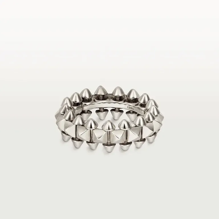 Среднее кольцо Clash de Cartier Men Non-Rhodiumized White Gold - фото 1