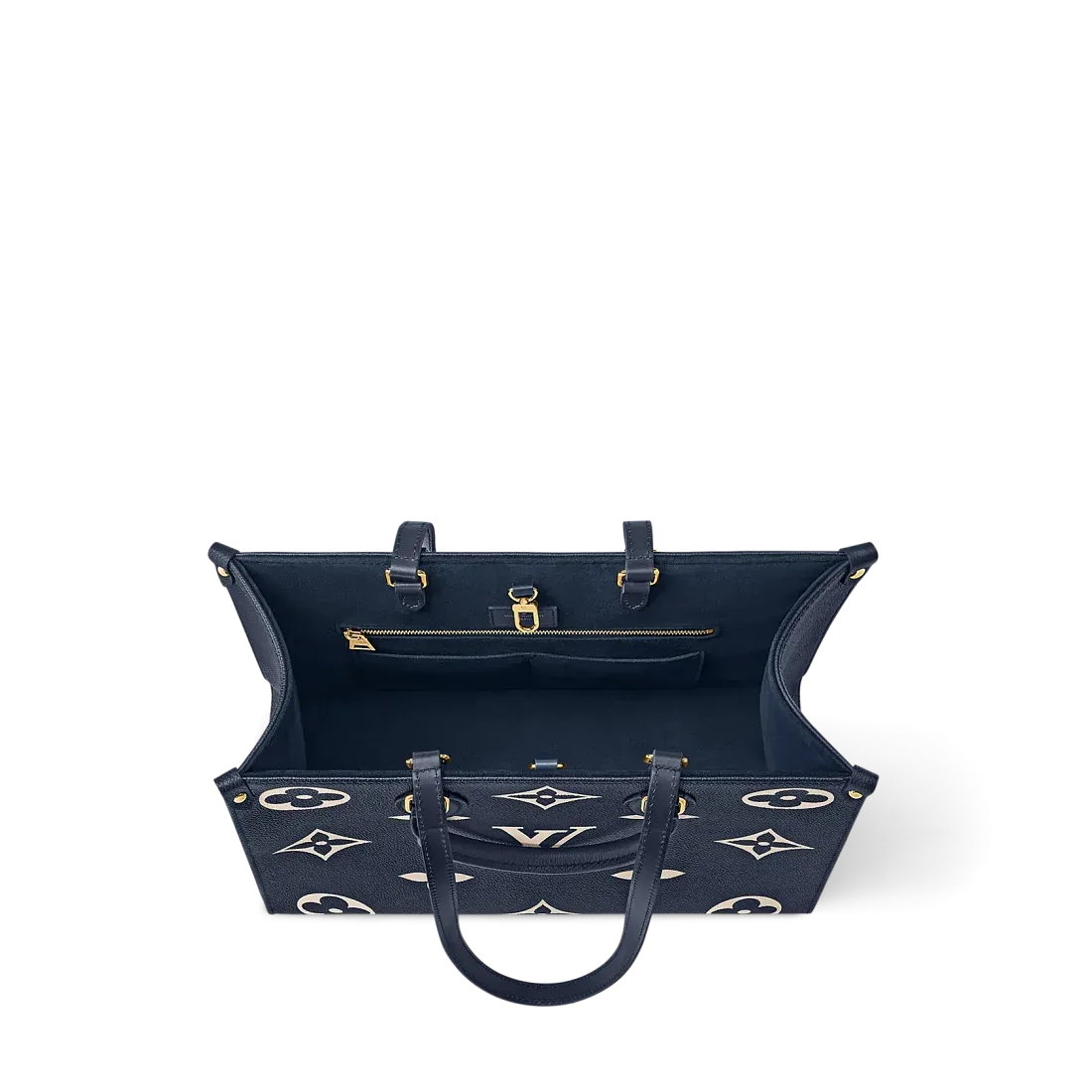 Louis Vuitton Сумка-тоут Cabas Onthego MM Navy /Cream - фото 2