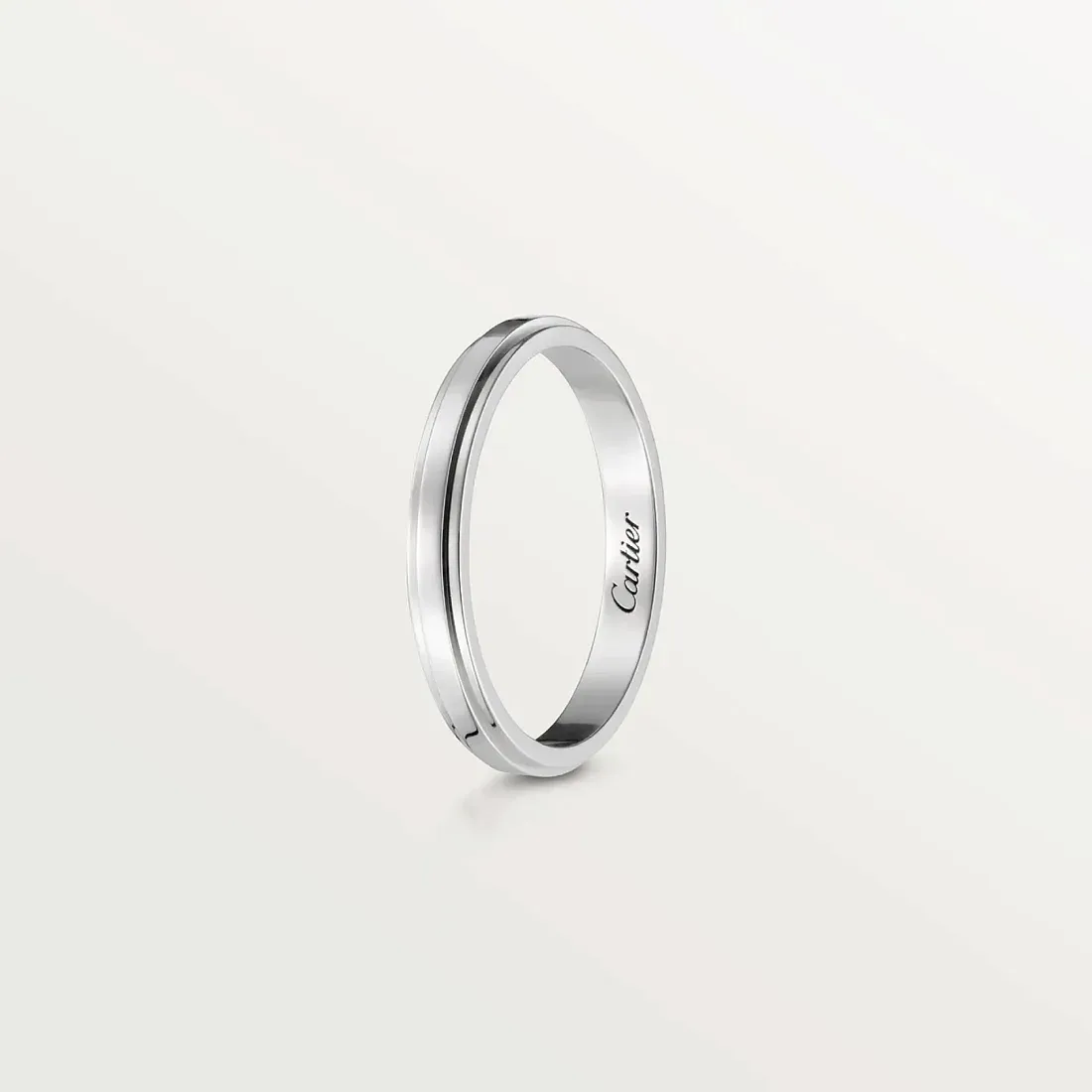 Cartier Обручальное кольцо D Amour 2,5 мм Platinum - фото 3