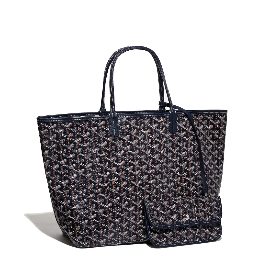Goyard Сумка-тоут Saint Louis PM Navy Blue - фото 3