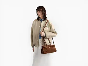 Prada Сумка средняя Bonnie Cocoa Brown - фото 2