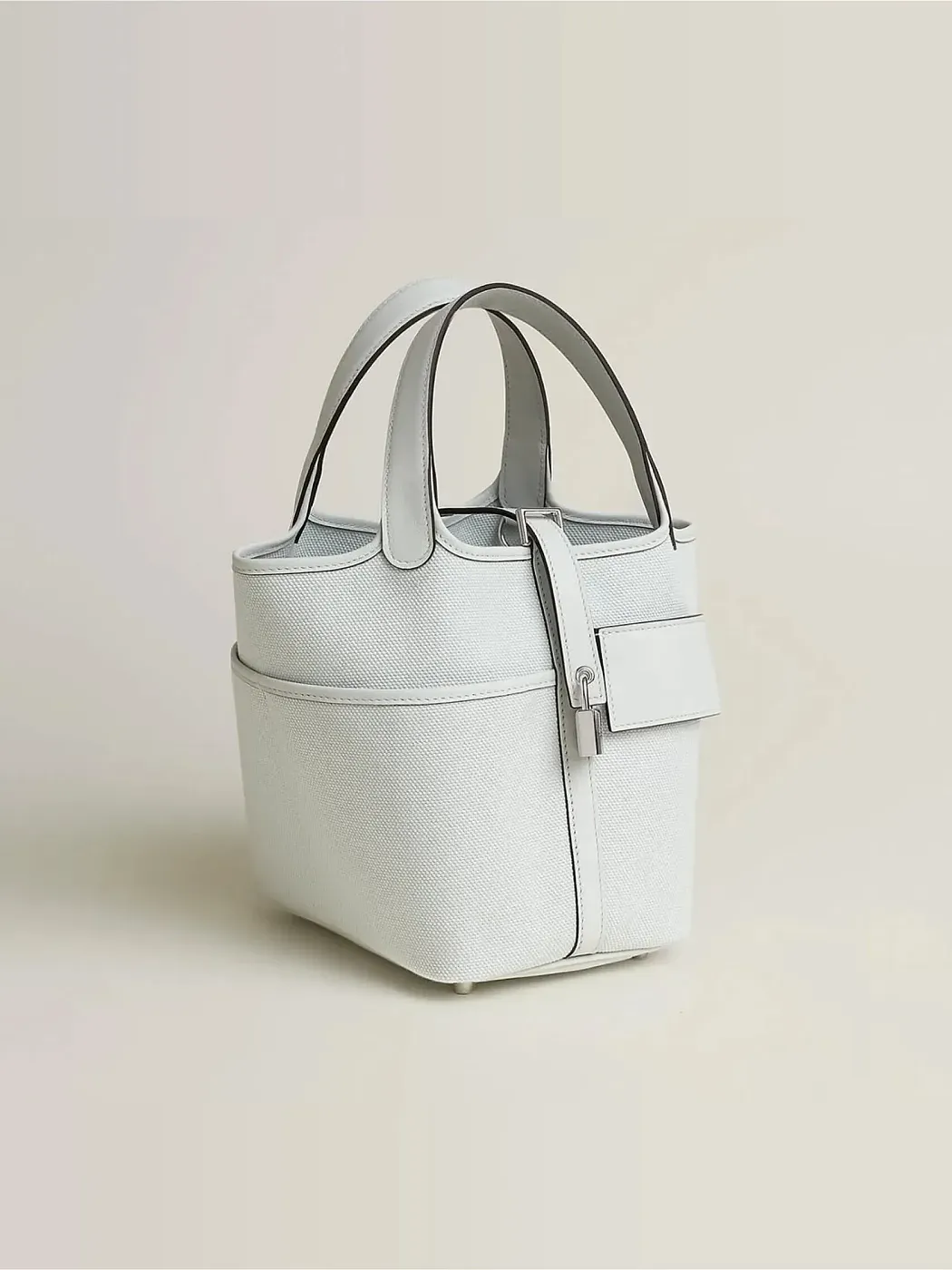 Hermès Сумка Picotin 18 Cargo Gris Platine Goeland Swift Palladium Hardware - фото 2