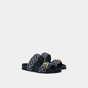 Louis Vuitton Мюли Bom Dia Flat Comfort Bleu Fonce - фото 1