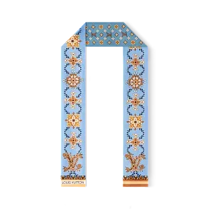 Louis Vuitton Шелковая лента Monogram Asnieres Blue - фото 1