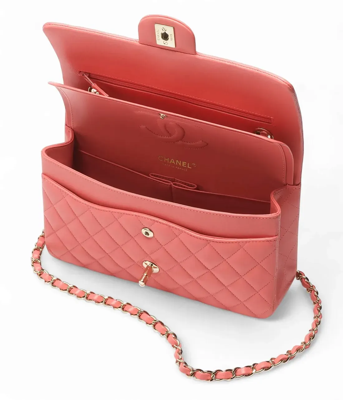 Chanel Классическая сумка 11.12 Coral - фото 4