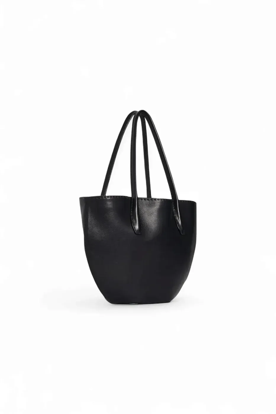 The Row Сумка Alger Tote Deep Brown из кожи Black / Dark Brown - фото 2