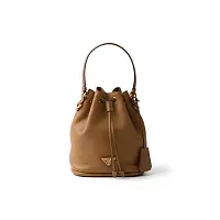 Prada Кожаная мини-сумка Caramel - фото 1