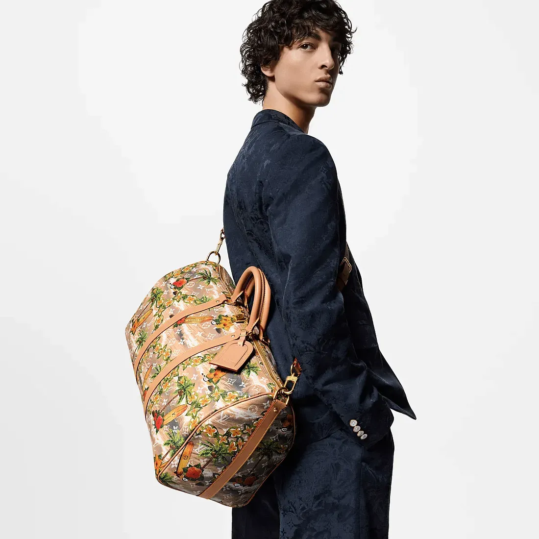 Louis Vuitton Сумка Keepall 50 с плечевым ремнем - фото 5
