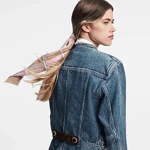 Louis Vuitton Шелковая лента Denimgram Confidential - фото 2