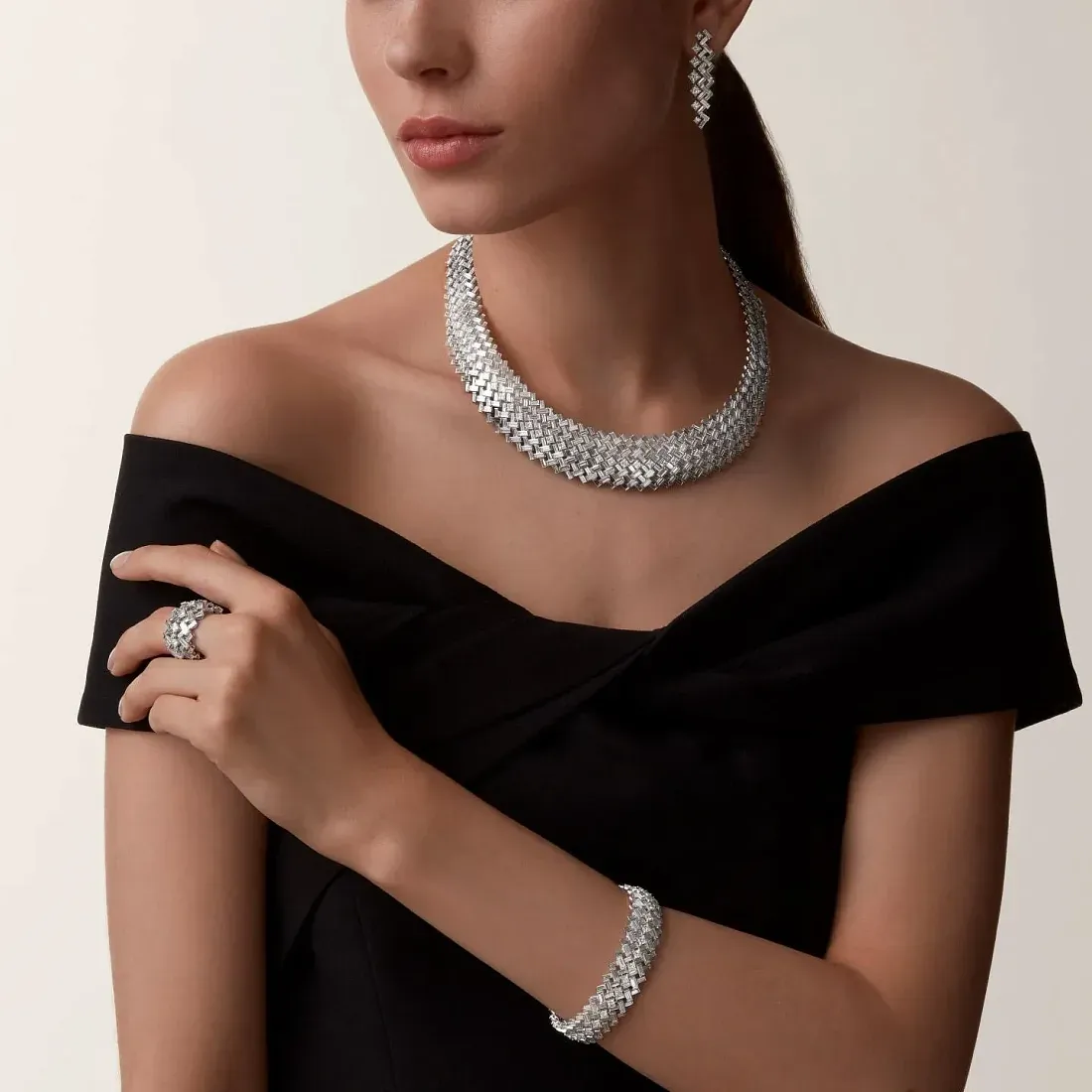 Cartier Серьги Reflection de earrings, diamonds - фото 2