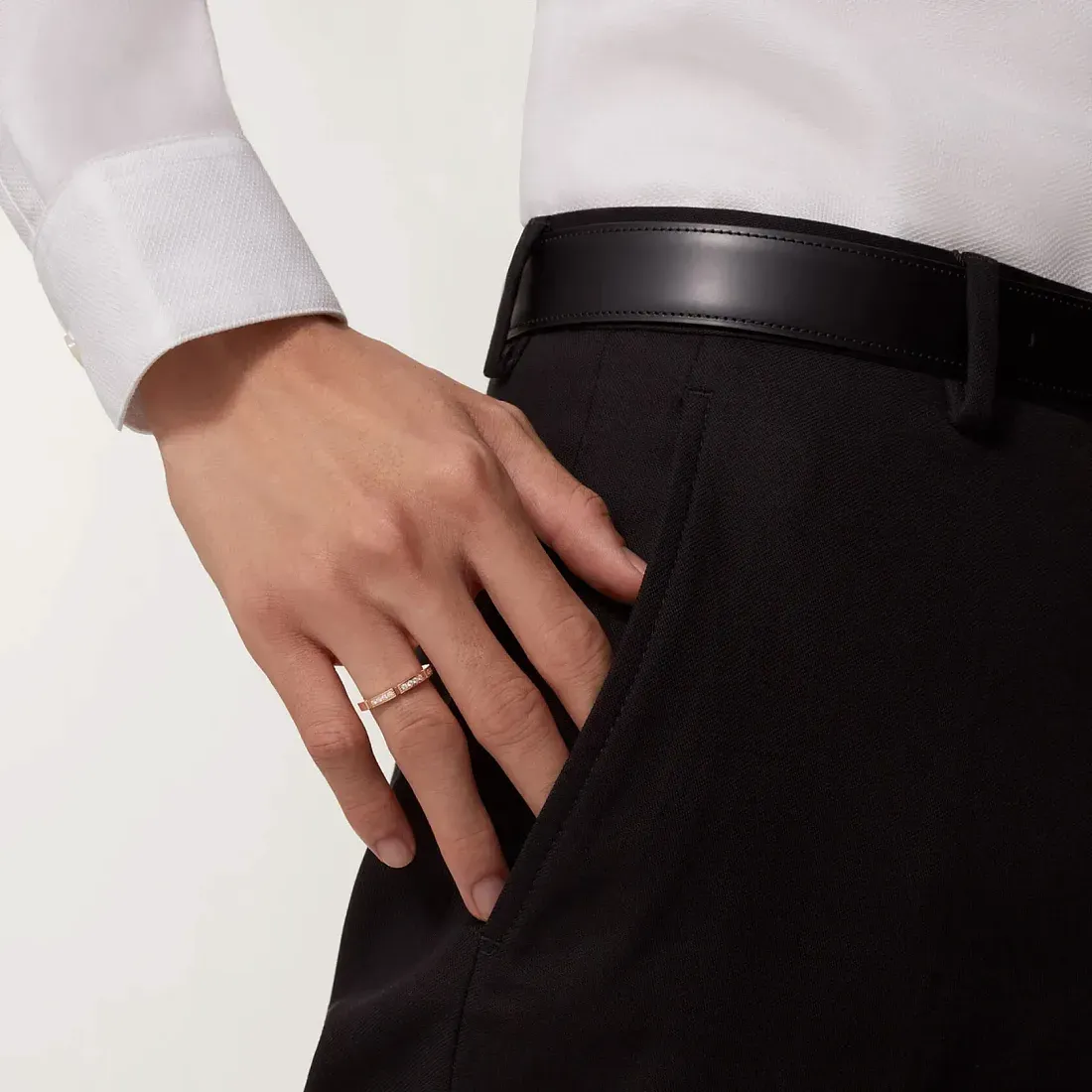 Cartier Обручальное кольцо Maillon Panthere с бриллиантовым паве - фото 3