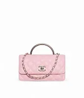 Chanel Клатч с цепью Light Pink - фото 1