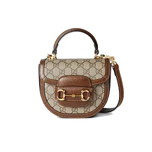 Gucci Мини-сумка с верхней ручкой Horsebit 1955 - фото 1