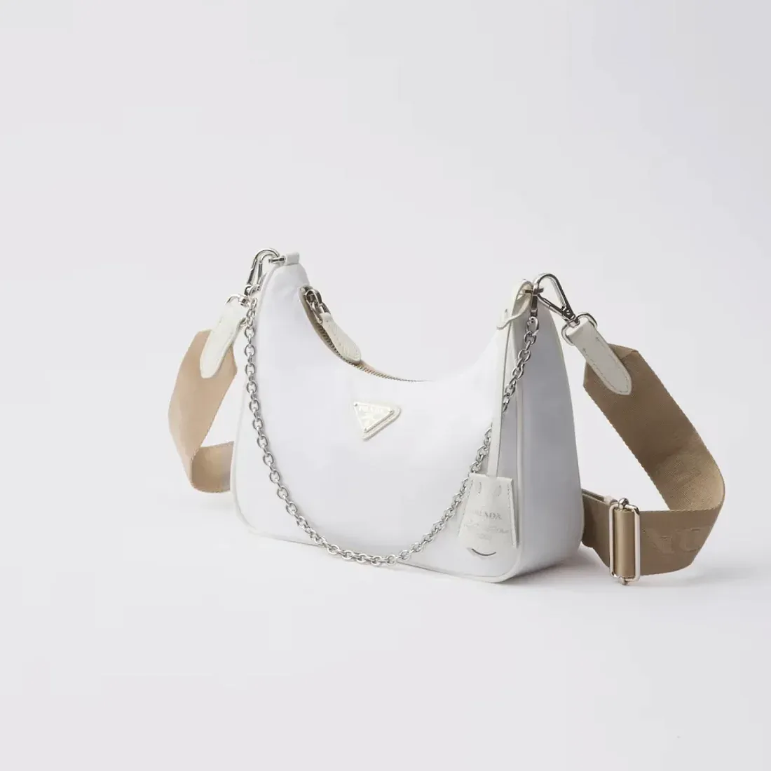 Prada Сумка Re-Edition 2005 из Re-Nylon White - фото 3