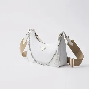 Prada Сумка Re-Edition 2005 из Re-Nylon White - фото 3