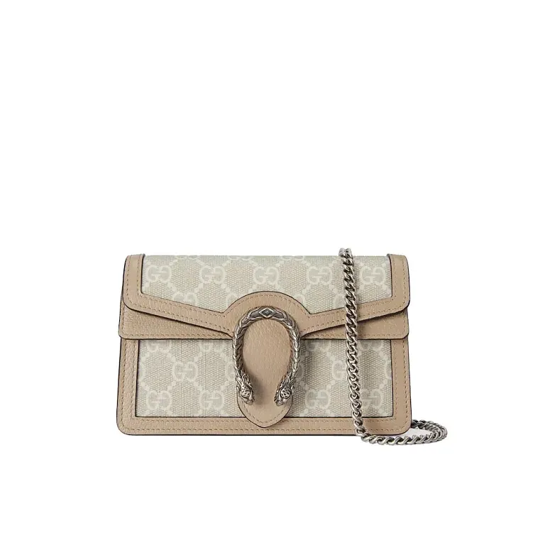 Мини-сумка Dionysus Gucci Beige / White - фото 1
