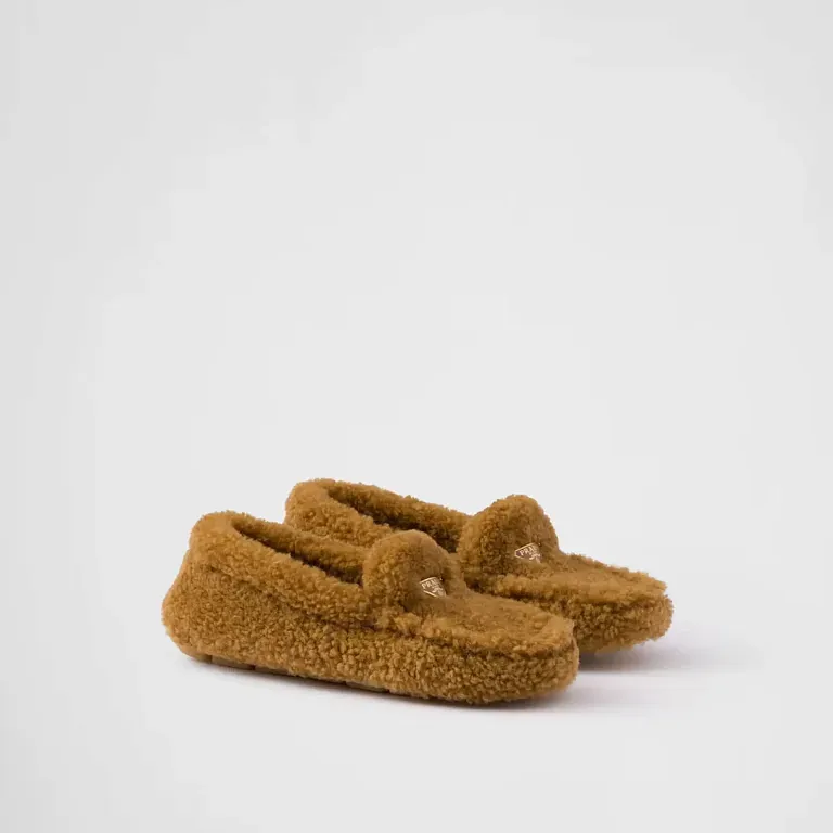 Мокасины из овчины Prada - фото 1