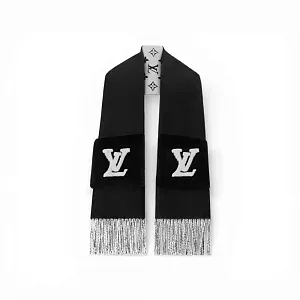 Louis Vuitton Шарф Blizzard Black - фото 3