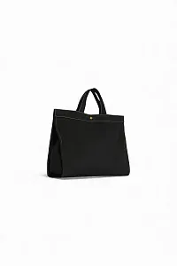 The Row Сумка Sisal Shopper Black из хлопка - фото 2