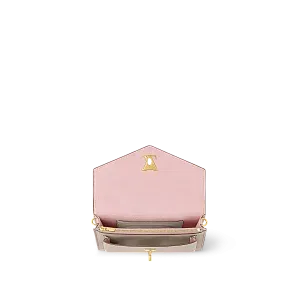 Louis Vuitton Клатч на цепочке Mylockme Greige - фото 3