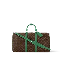 Louis Vuitton Сумка Keepall 50 с плечевым ремнем Green - фото 1