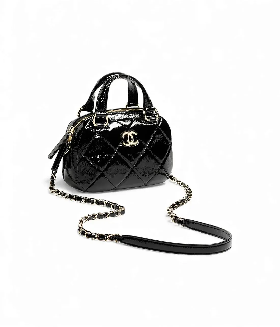 Chanel Мини-сумка Bowling - фото 3