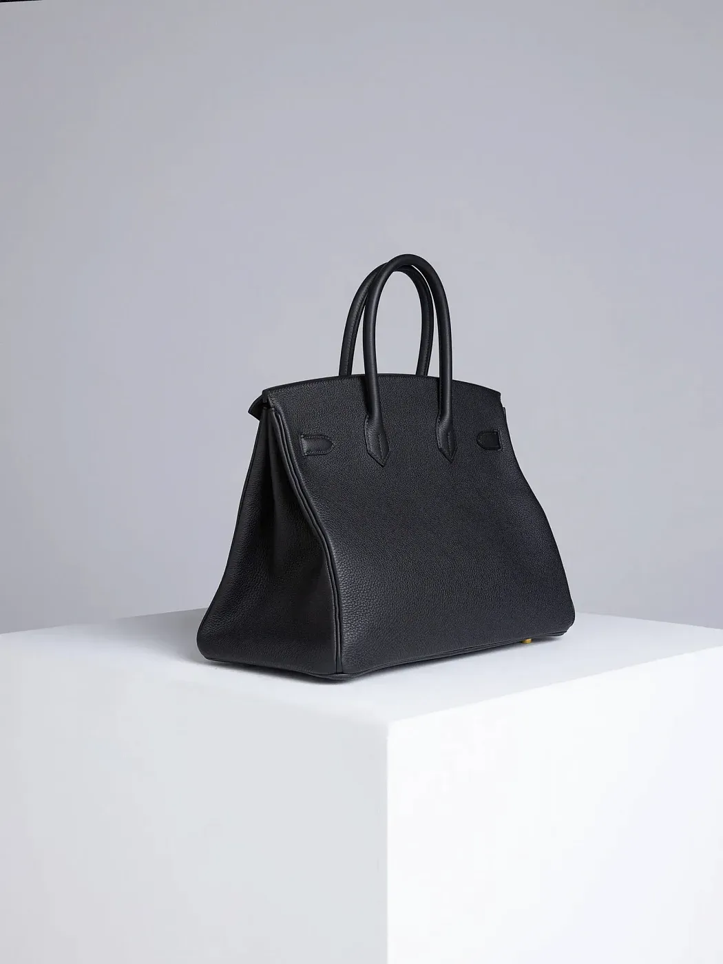 Hermès Сумка Birkin 35 Black Togo Gold Hardware - фото 8