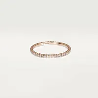 Cartier Обручальное кольцо с бриллиантовым паве Etincelle de 1,5 мм Rose Gold - фото 1